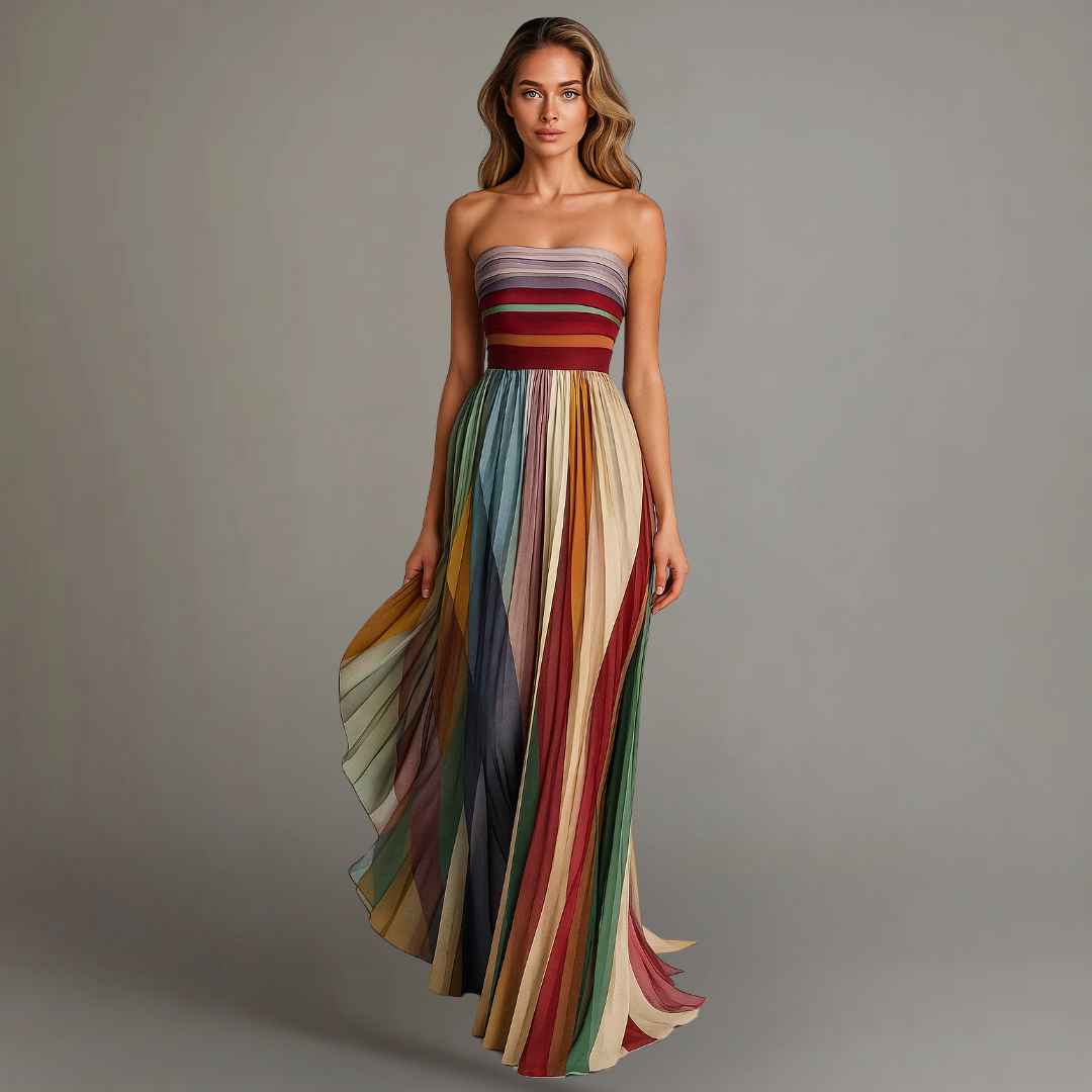 Marseille | Multicolour Maxi Dress  Margot & Grace
