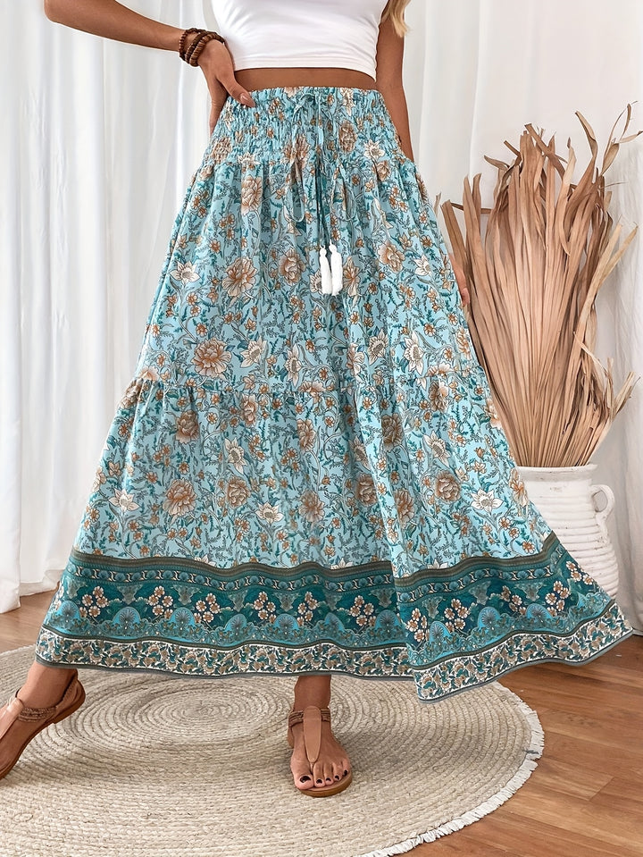 Eleanor Bloom™ | Bohemian Maxi Skirt