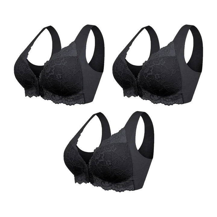 Clara Ease™ | Front Closure Comfort Bra (3-Pack)