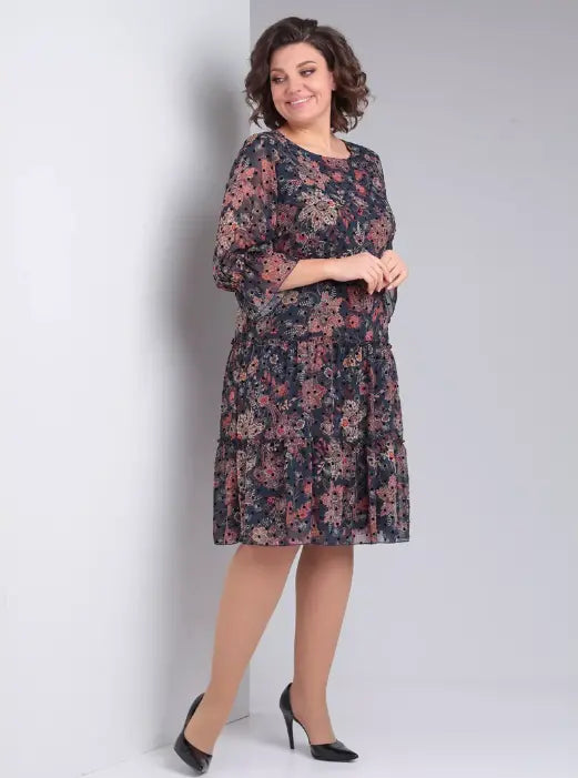 Eleanor Whitmore™ | Timeless Floral Dress