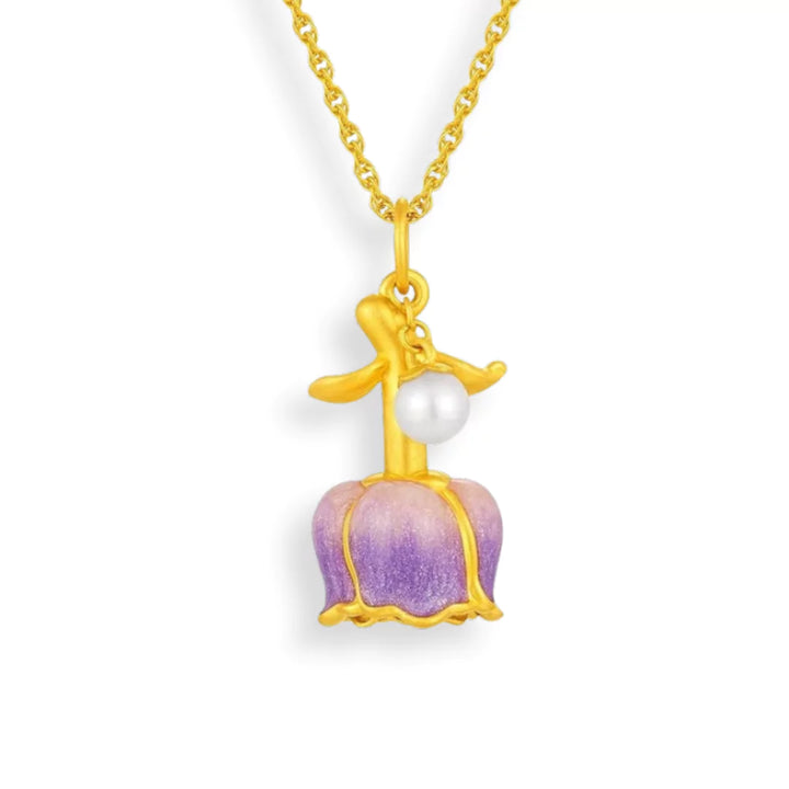 Aurora Charm Necklace – The Blossom of Love