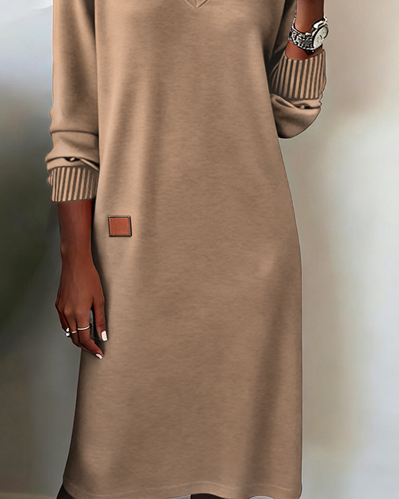 The Aurora™ | Elegant Knit Sweater Dress
