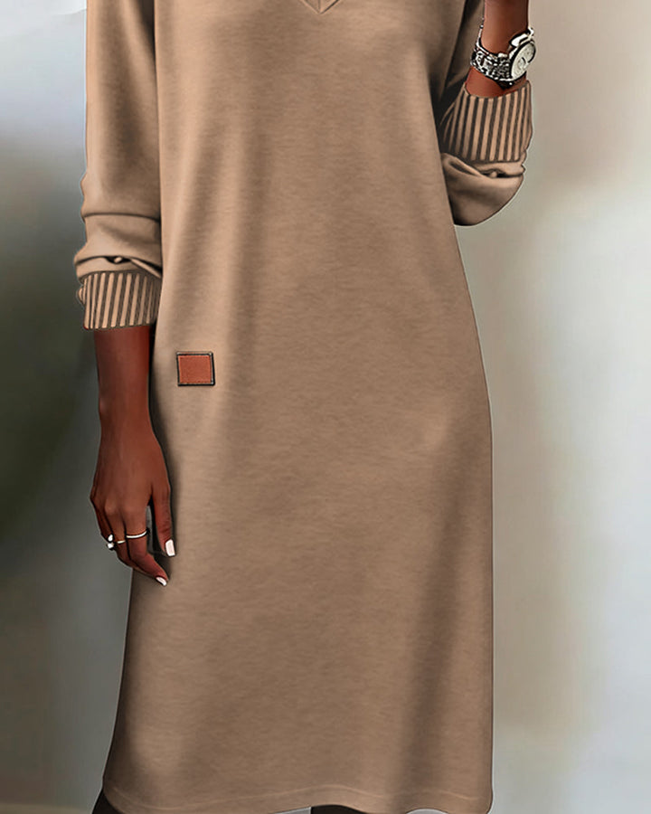The Aurora™ | Elegant Knit Sweater Dress