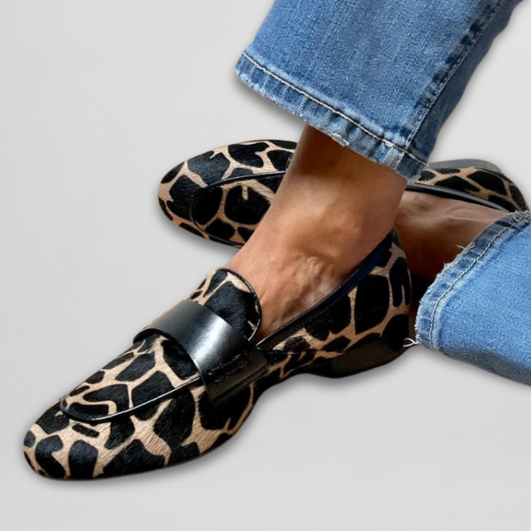 The Savanna Loafers™ | Bold Animal Print Elegance