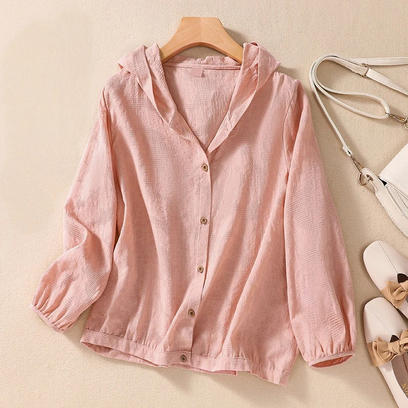 Catherine Wrenley™ | Lightweight Linen Hoodie
