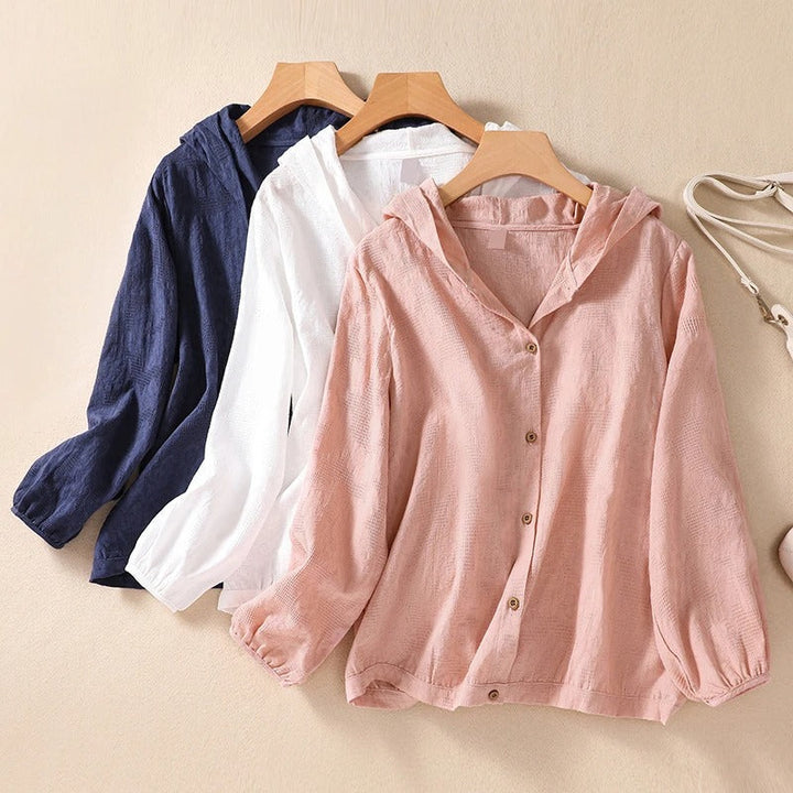 Catherine Wrenley™ | Lightweight Linen Hoodie