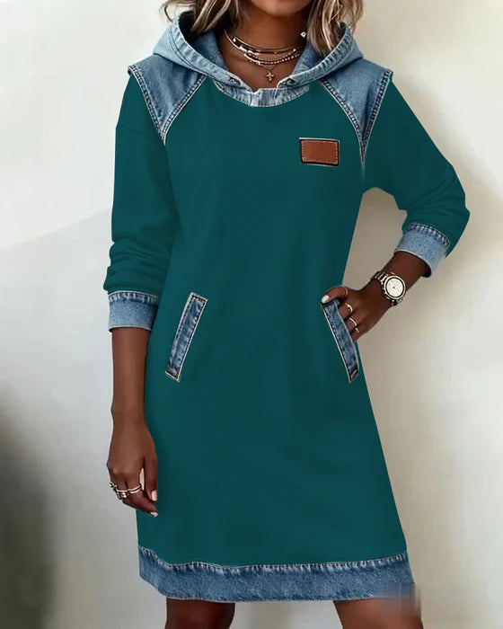 Hampton Knit™ | Contrast Hood Dress