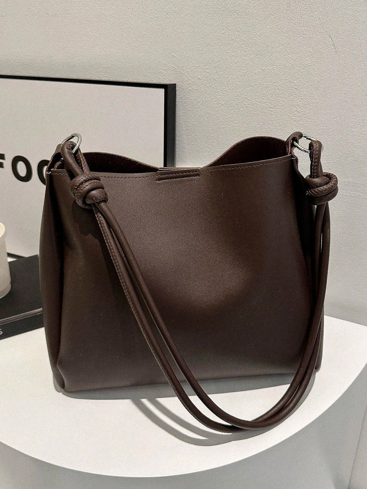 Aloria™ | Knot-Detail Bucket Bag