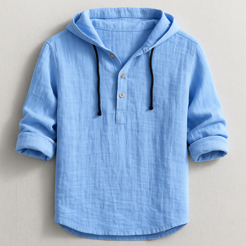 Lennox™ | Luxury Linen Hoodie