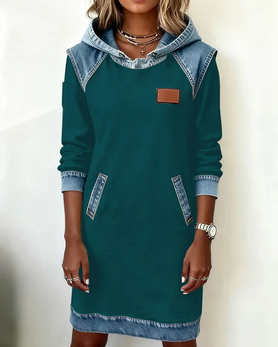 Hampton Knit™ | Contrast Hood Dress