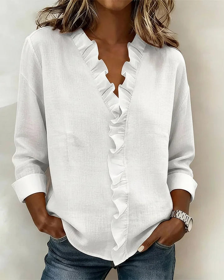 Helen Cartwright™ | Refined V-Neck Blouse