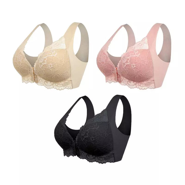 Clara Ease™ | Front Closure Comfort Bra (3-Pack)