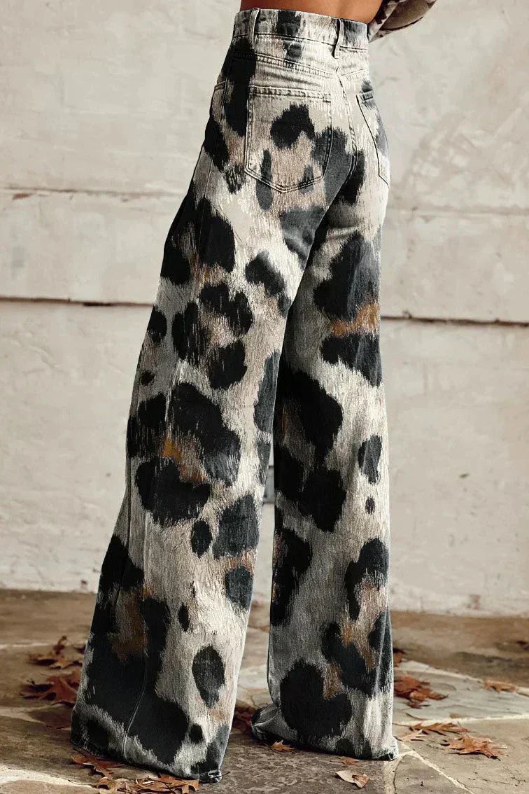 Sienna Vintage Spirit™ | Wild Leopard Flare Pants