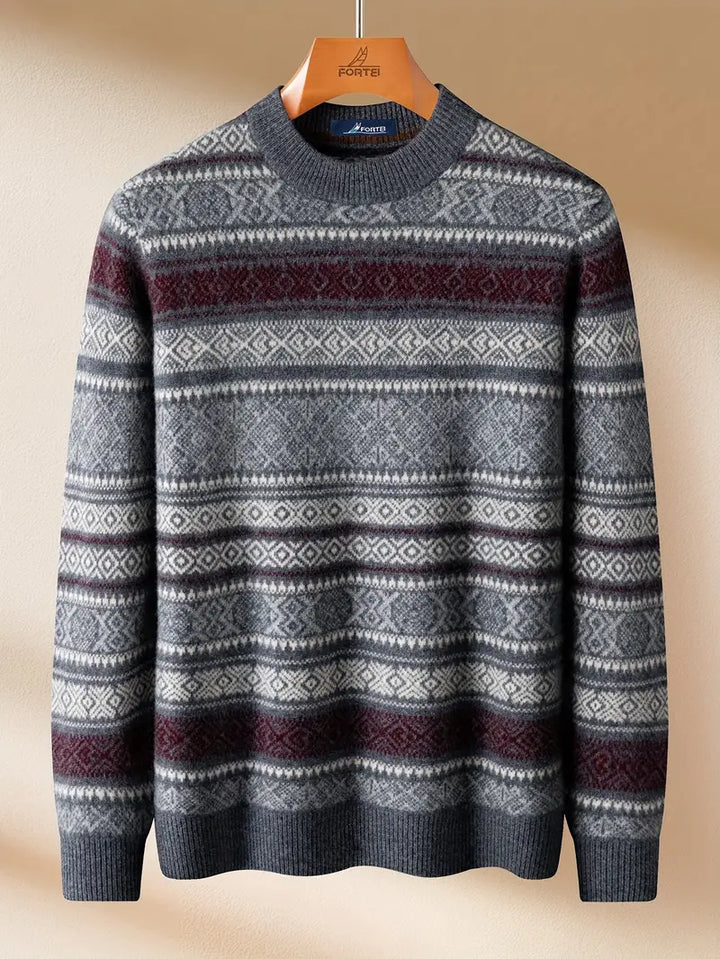 Hadley™ | 100% Wool Retro Sweater