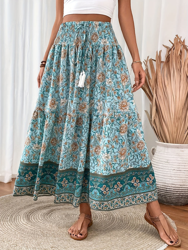 Eleanor Bloom™ | Bohemian Maxi Skirt