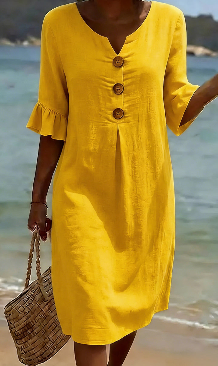 Amelia Ashcroft™ | Airy Linen Day Dress