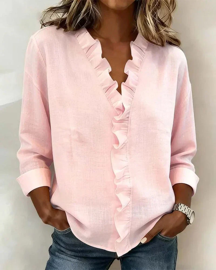 Helen Cartwright™ | Refined V-Neck Blouse