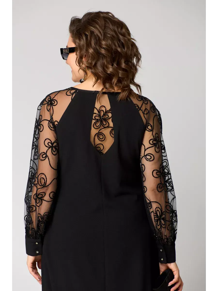 The Regina™ | Classic Lace Sleeve Midi Dress