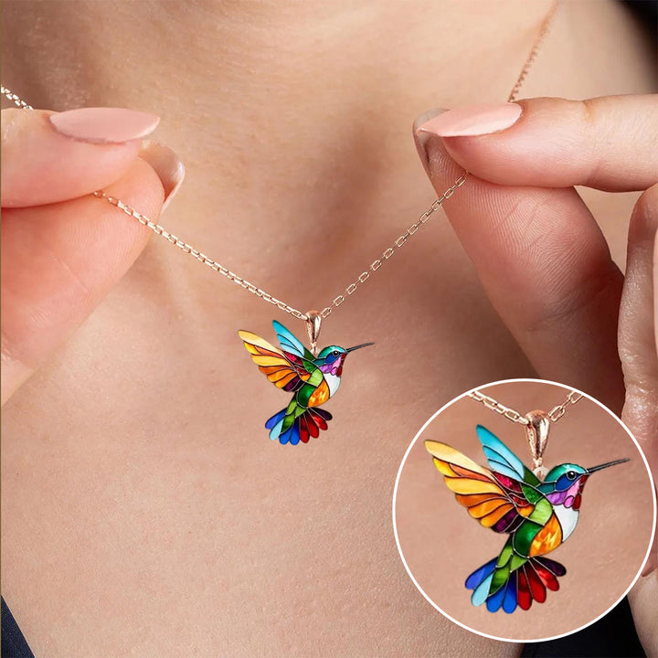 Aurora™ | Hummingbird Pendant Necklace