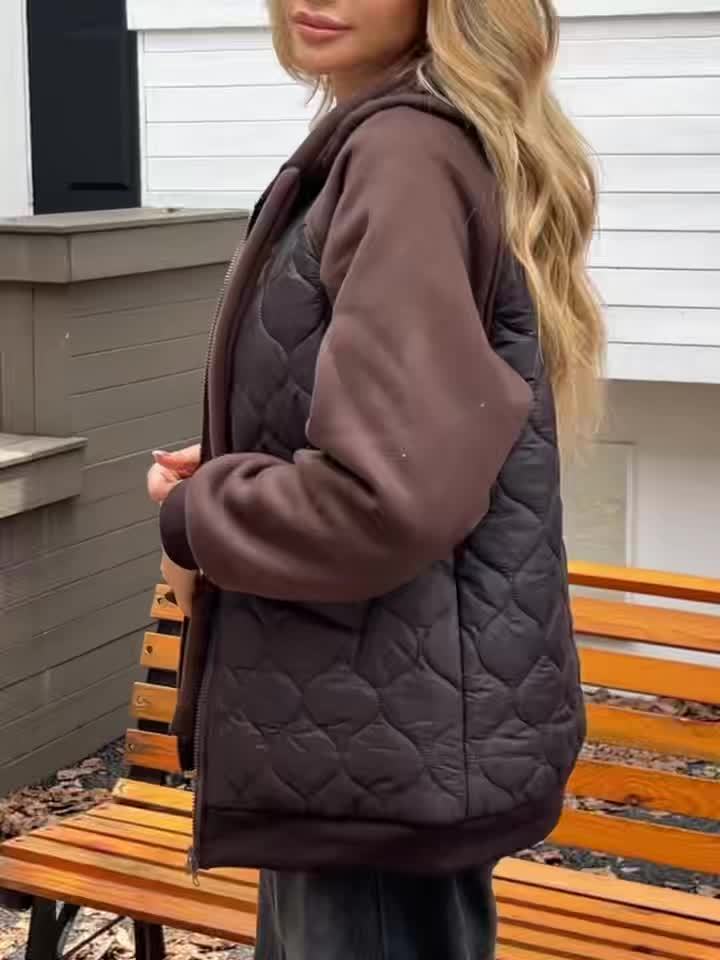 Sutton Luxe™ | Quilted Hooded Coat