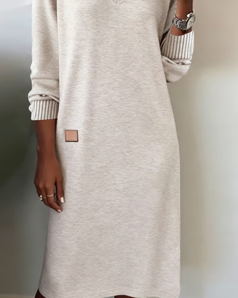 The Aurora™ | Elegant Knit Sweater Dress