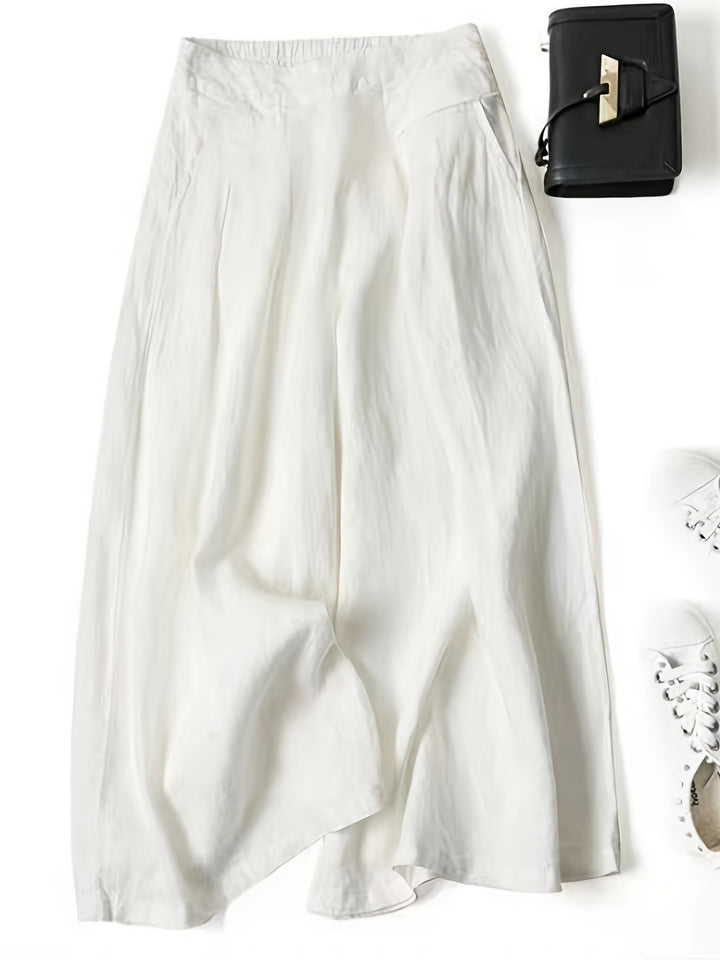 Isabelle Whitmore™ | Effortless Linen Wide-Leg Trousers