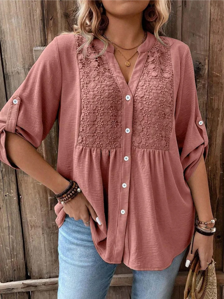 Isla Beaumont™ | Relaxed Button Blouse