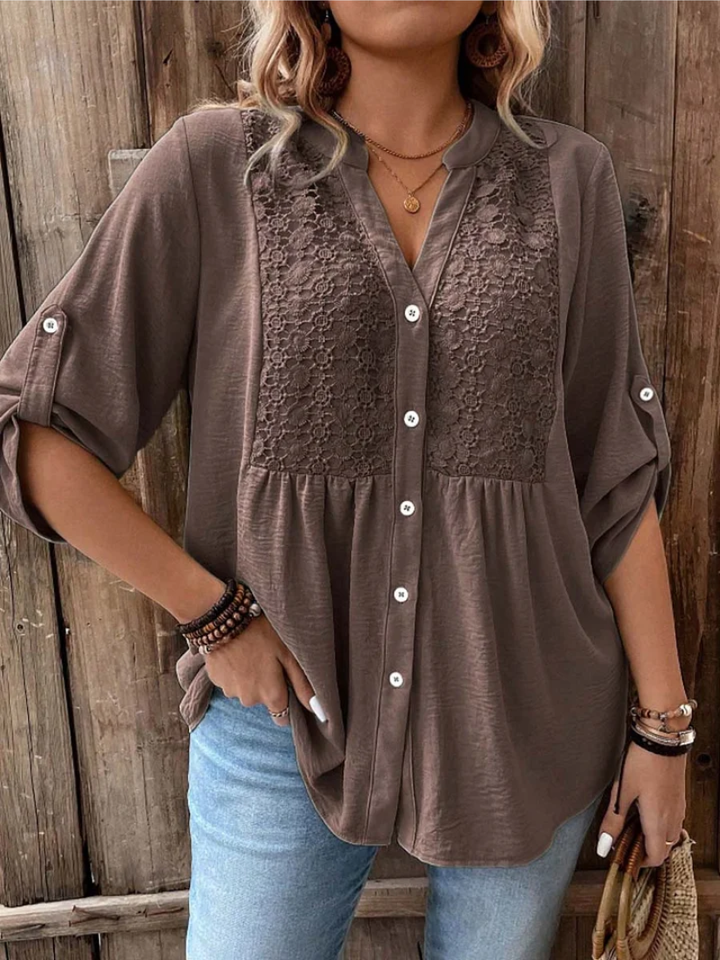 Isla Beaumont™ | Relaxed Button Blouse