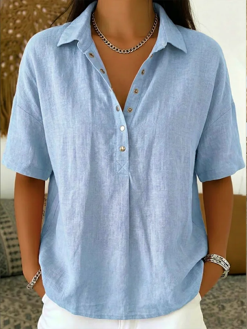Emily Kensington™ | Classic Button Blouse