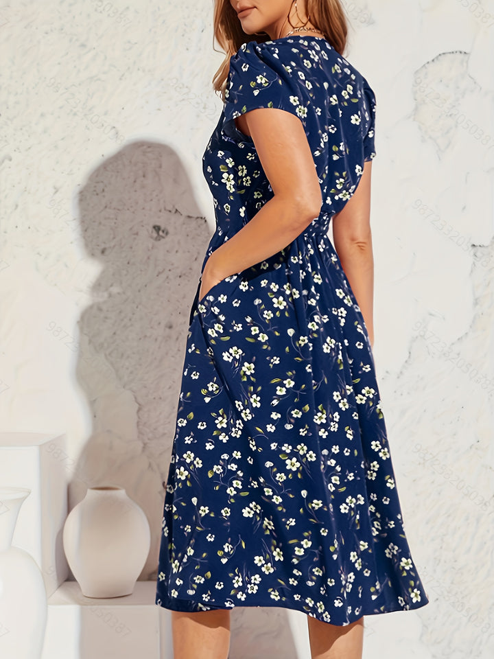 Amelia Hart™ | Soft Floral Summer Dress
