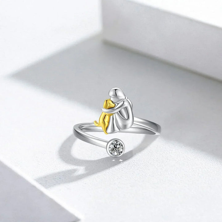 Hayley - Adjustable hundred made of silver