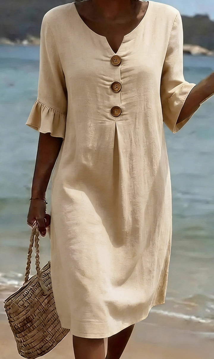 Amelia Ashcroft™ | Airy Linen Day Dress