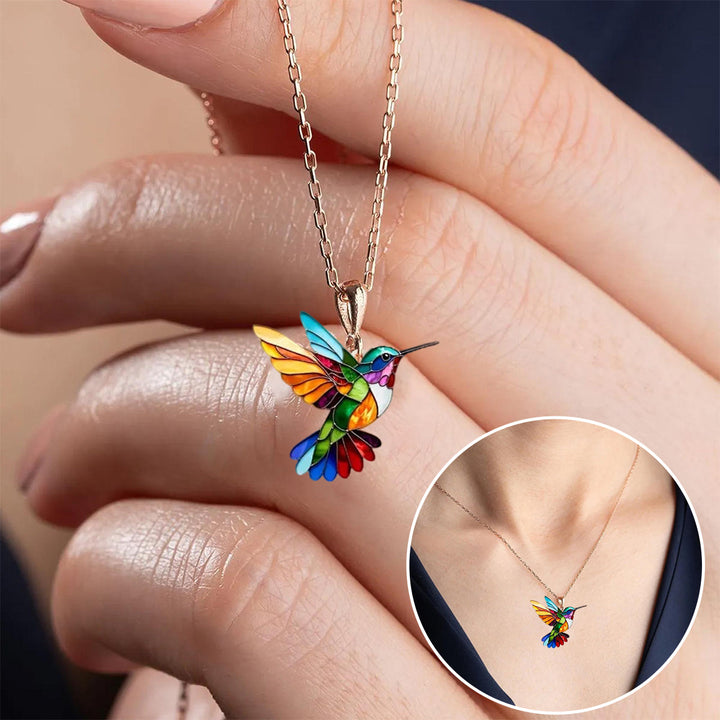 Aurora™ | Hummingbird Pendant Necklace
