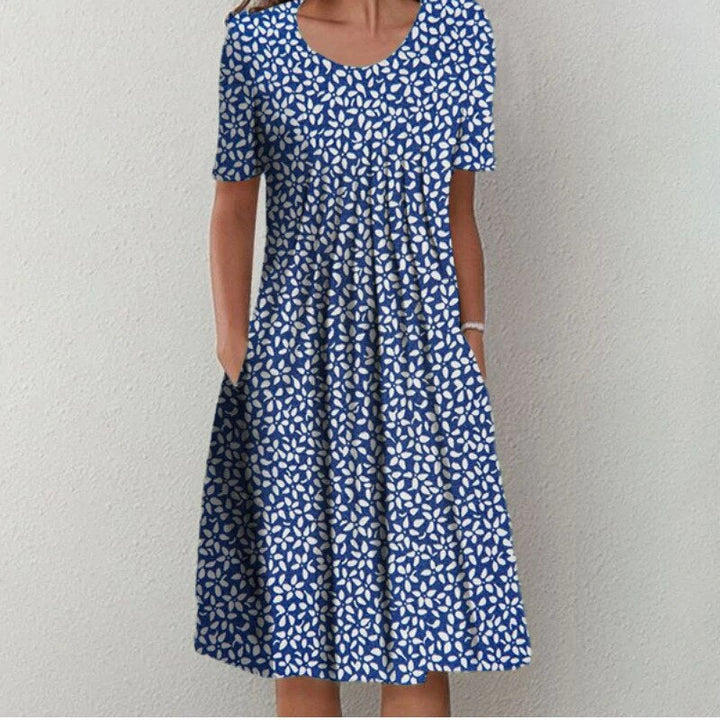 Elowen™ | Vintage Floral Pocket Dress