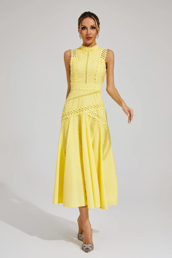 Lisette Sleeveless Lace Dress