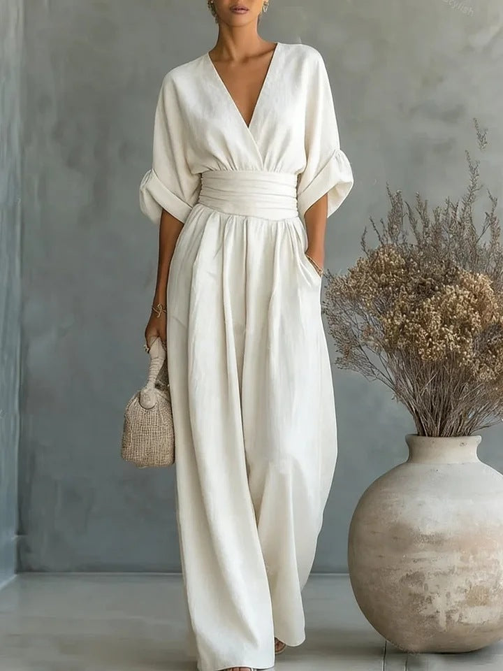 Sofia Maren™ | Flowy Wide-Leg Jumpsuit