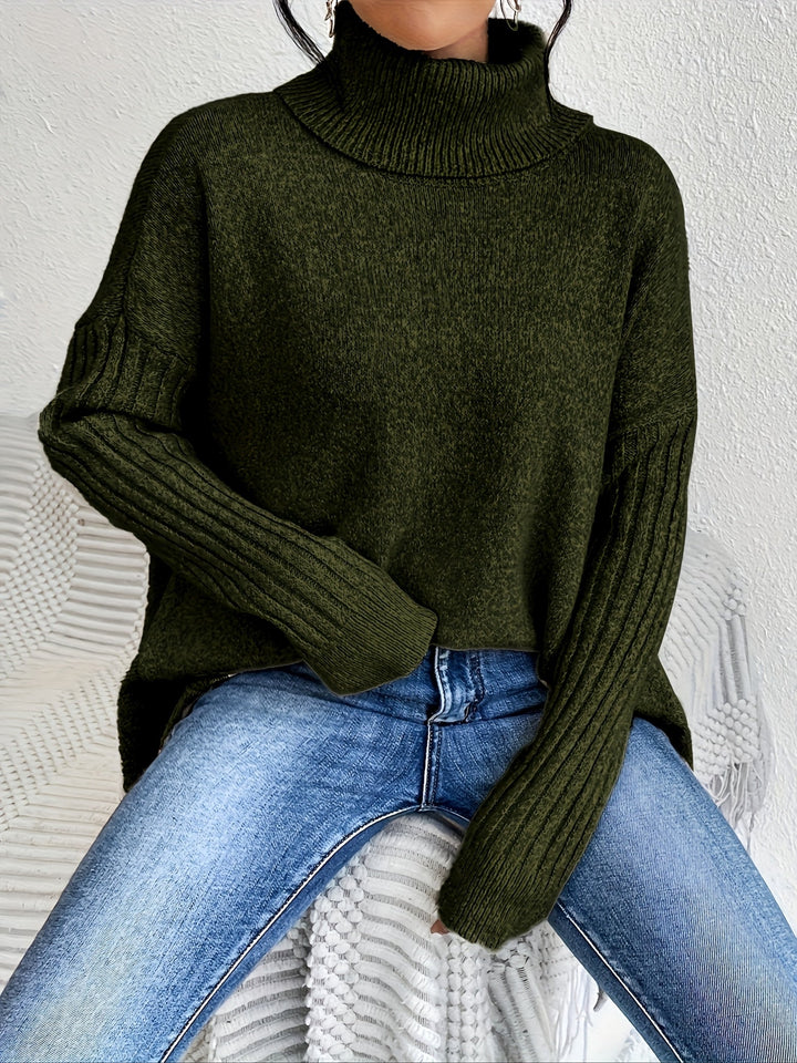 Lynora Luxe™ | Oversized Turtleneck Jumper