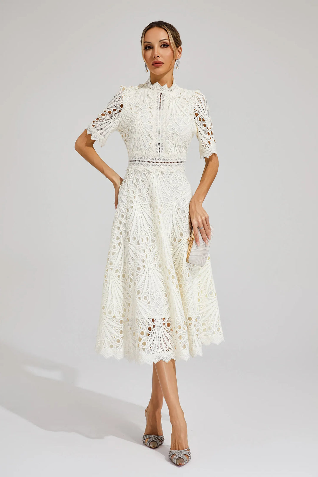 Lisandia Cut Out Midi Dress