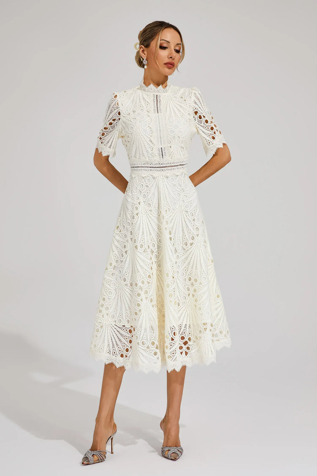 Lisandia Cut Out Midi Dress