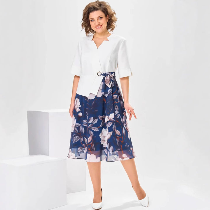 Sylvie Hart™ | Elegant Summer Bloom Dress