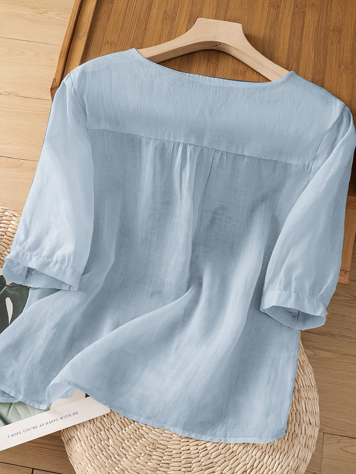 Dorothy Cotton™ | Soft Embroidered Top
