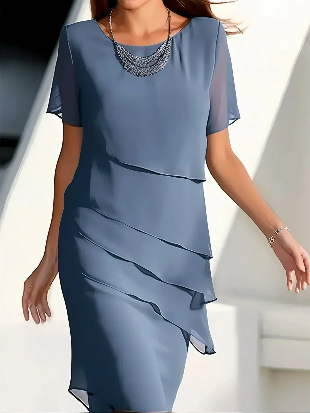 Eleanor Whitmore™ | Flattering Midi Dress