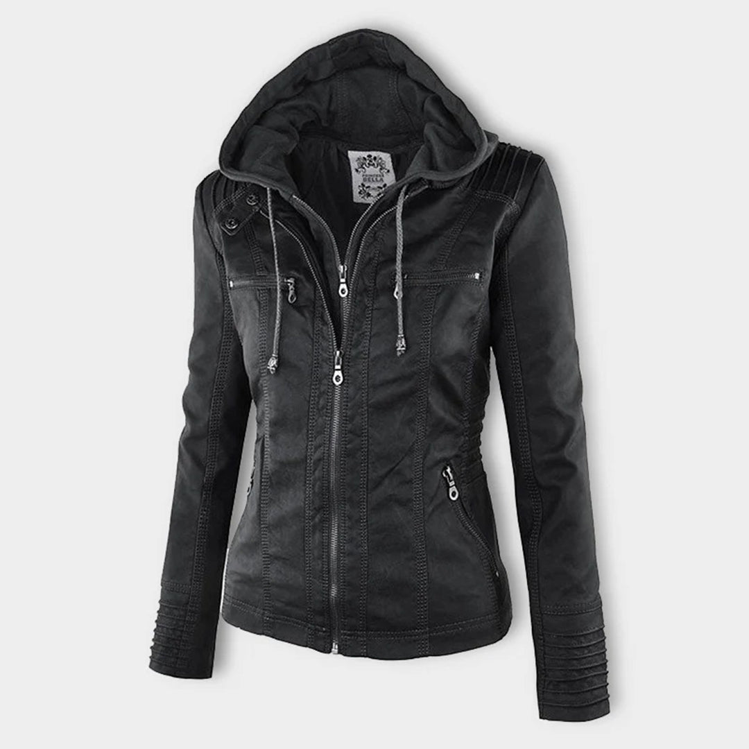 Marcelline™ | Classic Leather Jacket