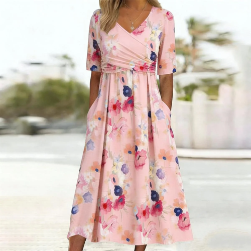 Sophie Langley™ | Effortless Floral Dress