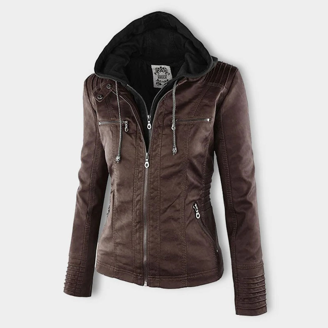 Marcelline™ | Classic Leather Jacket