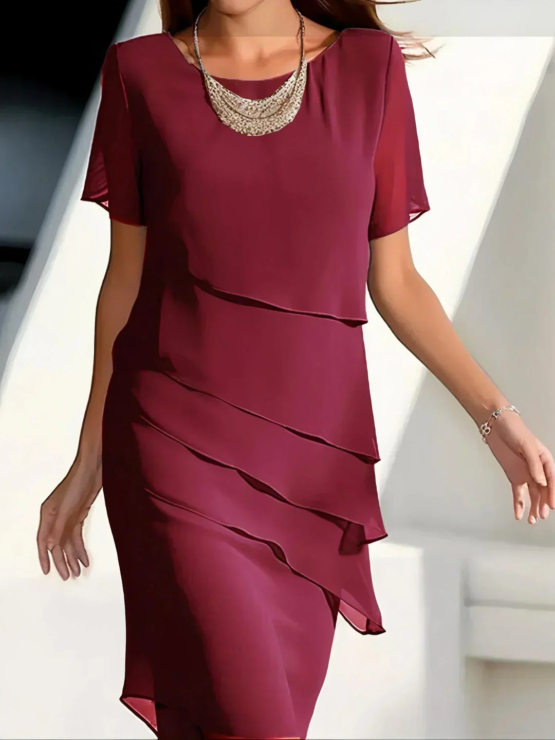 Eleanor Whitmore™ | Flattering Midi Dress