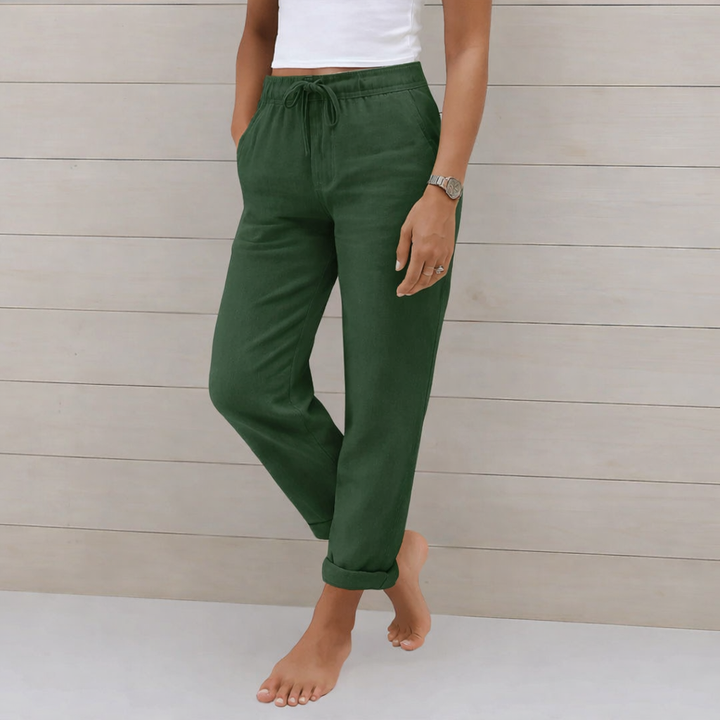 Clarissa Whitmore™ | Elegant Linen Lounge Trousers