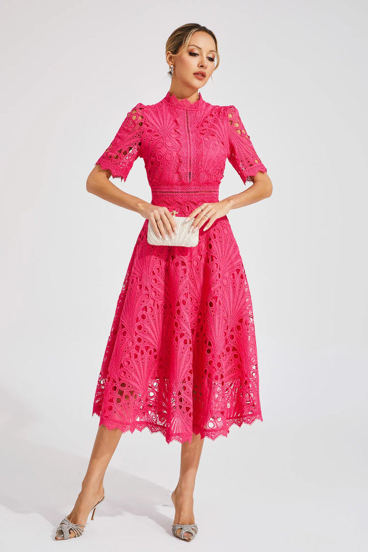 Lisandia Cut Out Midi Dress