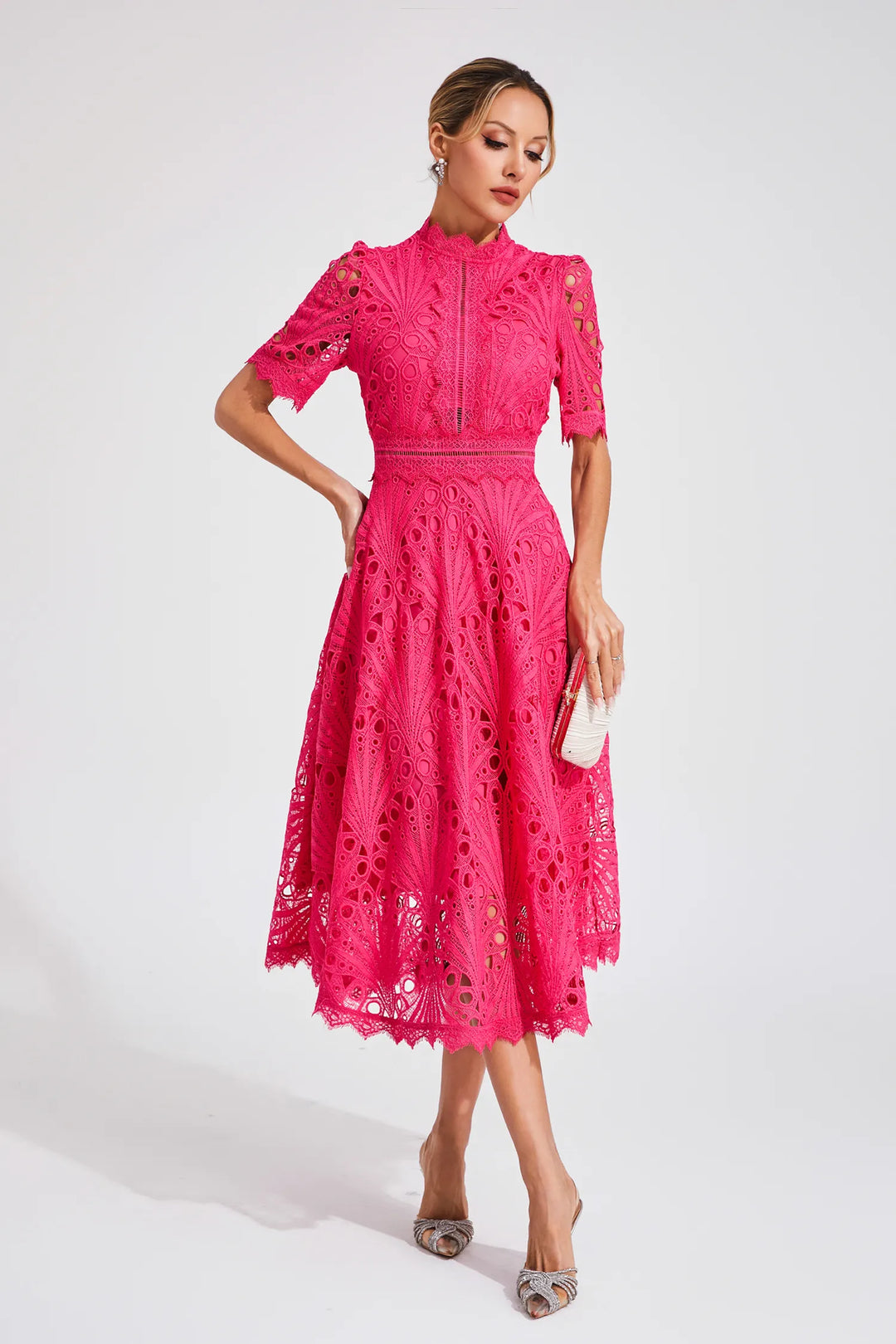 Lisandia Cut Out Midi Dress