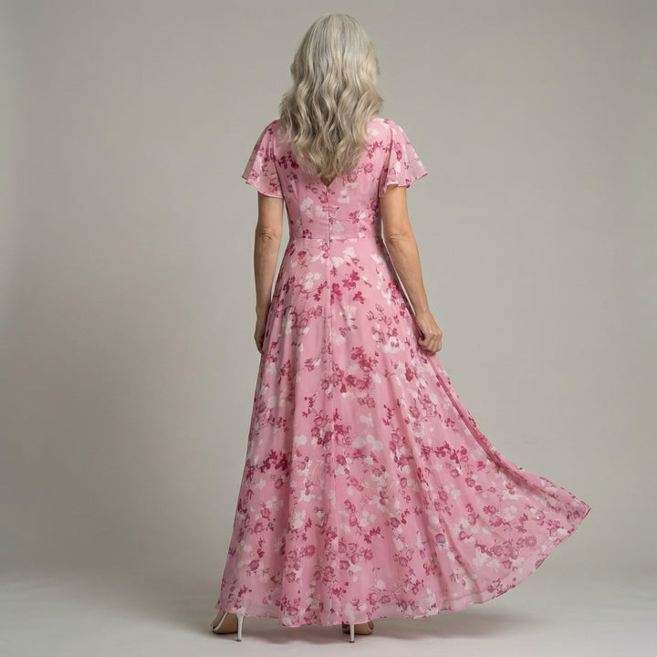 Roseline Hartwell™ | Elegant Floral Maxi Dress
